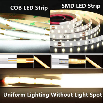 480Leds 6500K Wit flexibel COB Led Strip Light voor binneninrichting in 12V/24V spanning