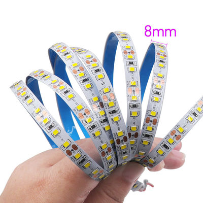 Home 12v 8mm 120leds 12000K Cool White Die-Cutting Board SMD2835 Led Strip Light voor binneninrichting