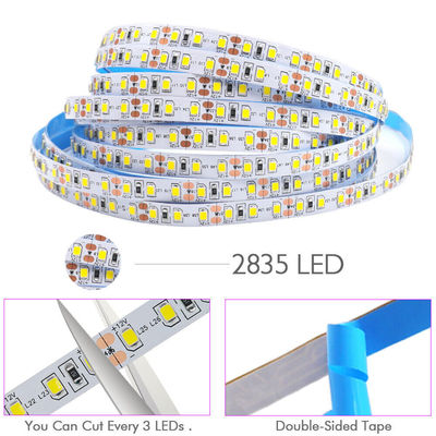 Home 12v 8mm 120leds 12000K Cool White Die-Cutting Board SMD2835 Led Strip Light voor binneninrichting