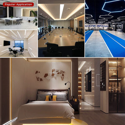384 chips/m COB Hoog licht DC12V24V Warm 3000K Led Strip Light voor TV-achterlichtkast