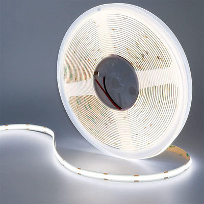 Geen waterdicht 12V24V 8mm10mm 480Leds 6500K Wit CE RoHs Flexible COB LED Strip Light