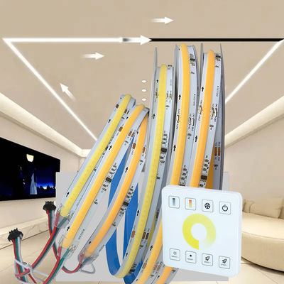 12V/24V stromend water stroomend LED-strooklicht met 3000K Warm White COB SMD2835 360LEDs