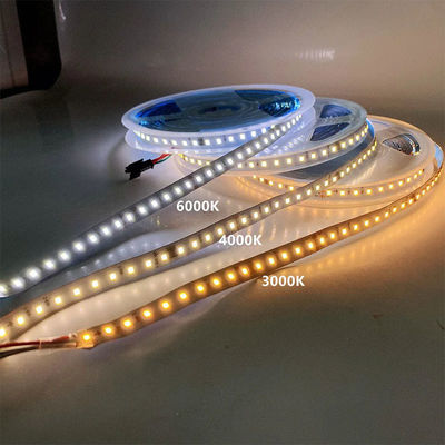12v24v 8mm 120leds 4000K natuurlijk elektroplate SMD2835 led band licht met dimmer