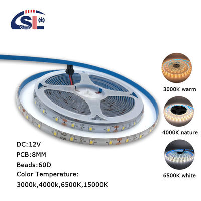 5V 8mm 320LED's 3000K 4000K IP65 1cm One Cut Waterproof Electroplate Flexible COB LED Strip Light
