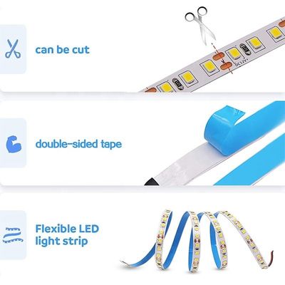 Touch Control 8mm 120leds 3000K Warm White SMD2835 Led Strip Light voor binneninrichting