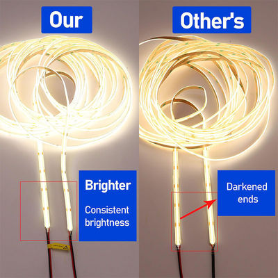 Hotel DC12V24V 8mm10mm 480Leds 3000K4000K6500K Hoge helderheid Flexible COB Led Strip Light voor keuken woonkamer