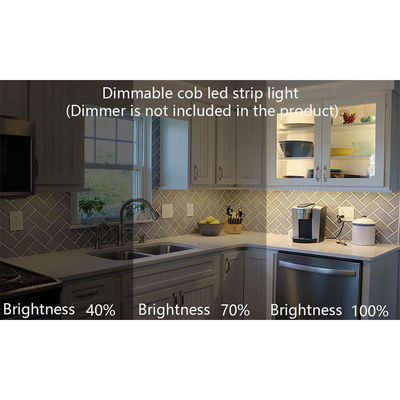 LED-striplicht 8mm10mm 480leds 3000K4000K6500K Warm natuurlijk wit flexibel COB-licht