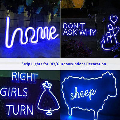 IP65 Waterdicht Blauw LED Neon Flex met 120 LED's/M en werktemperatuur van 40 °C