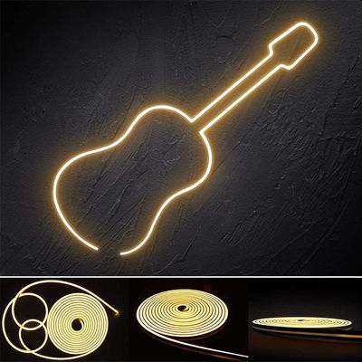 Ondersteuning Dimmer Warm White Neon Flex 3000K Mini 24V 4x10mm IP65 Waterdicht 168 LED's/m