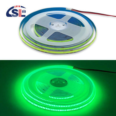 Waterdicht groen flexibel strooklicht COB LED CE RoHs IP20 Ra90 8 mm Breedte 12V24V 320Leds