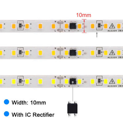 180 LED's/m Hoge helderheid 8mm 4000K Natural Ra80 CE RoHs COB SMD2835 LED Strip Light