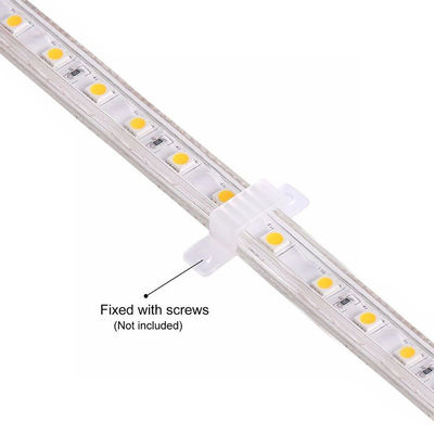 Wit 10mm 240leds 6500K Elektroplate IP44 SMD2835 Led Strip Light Hoge volt 110v220v