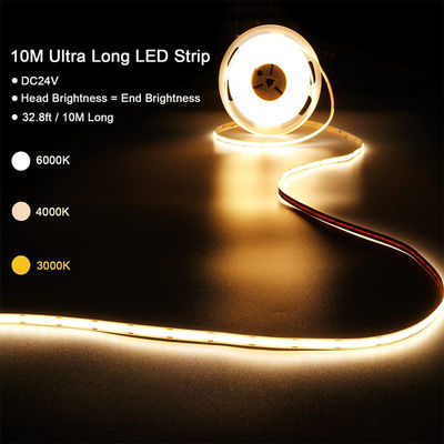 4000K COB Flexible LED Strip 480Leds 8mm10mm Breedte voor Kasten Slaapkamer Keukenverlichting