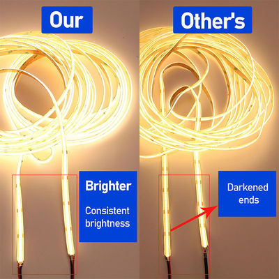4000K COB Flexible LED Strip 480Leds 8mm10mm Breedte voor Kasten Slaapkamer Keukenverlichting