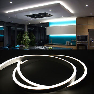 4100K Cool White LED Neon Flex 24V DC Draadloos 8x16mm 120LEDs/m IP65 Waterdicht Ideaal
