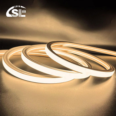 4100K 48V 16x16mm Platte vorm Verticaal buigen IP65 Waterdicht LED Neon Flex 3000K