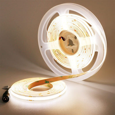 8mm10mm breed DC12V24V 3000K4000K6500K flexibel COB Led Strip Light met materiaal