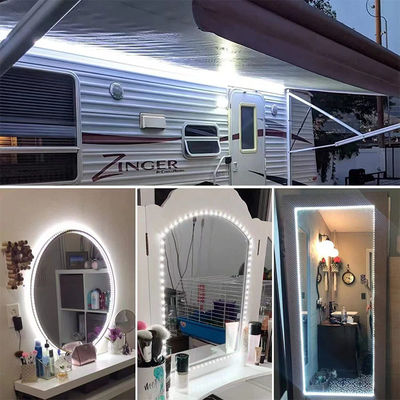 DC 24V 5V 120LED's 8mm 6500K Wit Hoge Helderheid Flexible Electroplate SMD2835 LED Strip Light