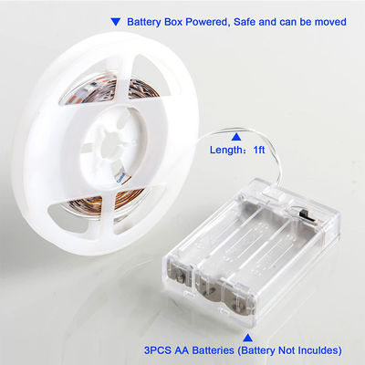 Hotel 5v 120leds 8mm 3000K Warm White Led Strip Light met en Luminous Flux/m 2640 lm