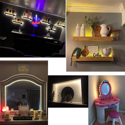 Hotel 5v 120leds 8mm 3000K Warm White Led Strip Light met en Luminous Flux/m 2640 lm