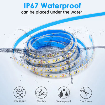 COB Lighting Strip 110v220v 8mm 120leds 4000K IP67 Waterdicht Drijfsnijbord SMD2835 Led Strip Light