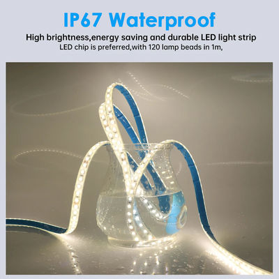 COB Lighting Strip 110v220v 8mm 120leds 4000K IP67 Waterdicht Drijfsnijbord SMD2835 Led Strip Light
