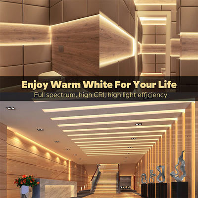 DC12V24V 8mm10mm 320leds 3000K Warm flexibel COB Led Strip Light voor binneninrichting