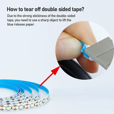 3- 120° Straalhoek 5v 120leds 8mm 4000K Natural Een licht één snij SMD2835 Led Strip Light