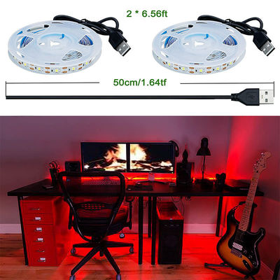 120 leds 8mm Rood Een licht één snit Elektroplate flexibel SMD2835 Led Strip Light 5v