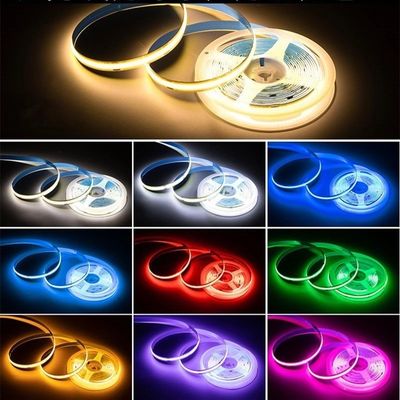 Aanpassing Hoge helderheid COB Led Strip Light met kleurweergave index Ra van 90