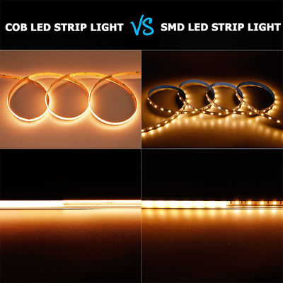 DC 24V waterdicht 5V 8mm 320leds 1cm One Cut 4000K Natural Flexible COB LED Strip Light