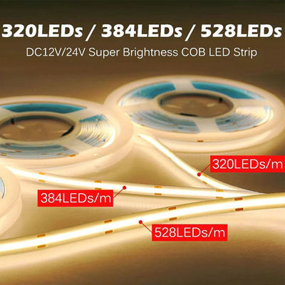 Lichtstrengen Item Type Hoge helderheid Waterdicht Aanpassing COB Led Strip Light