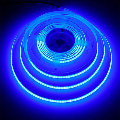 320leds 8mm Blauw flexibel COB Led Strip Light voor binnen- en buitenversiering -20 60C