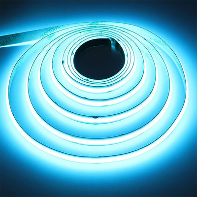 12v24v 8mm 320leds Ice-Blue flexibel COB Led Strip Light voor verlichting en circuitontwerp