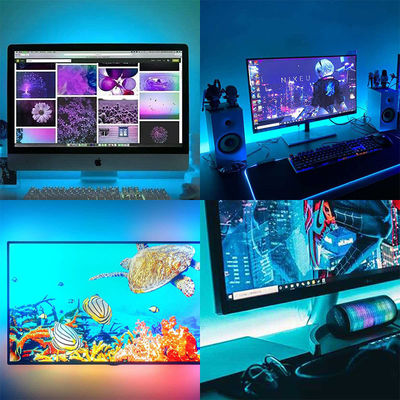 12v24v 8mm 320leds Ice-Blue flexibel COB Led Strip Light voor verlichting en circuitontwerp