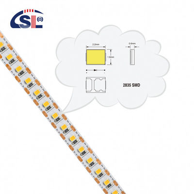 120 leds 8mm 4000K Natural Een licht één snit IP65 Waterdicht SMD2835 Led Strip Light