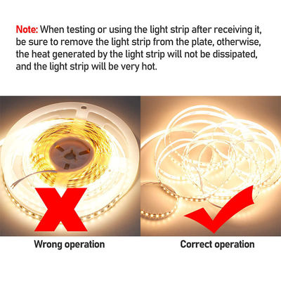 110v220v 10mm 240 leds 3000K4000K6500K Flexibele Stansplank SMD2835 Led Strip Licht