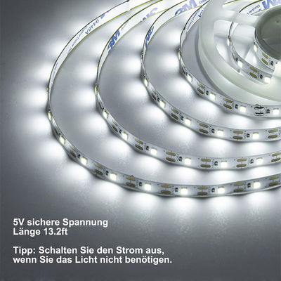 IP20 Hoge helderheid 5v 8mm 120leds 6500K Wit flexibel elektroplate SMD2835 Led Strip Light