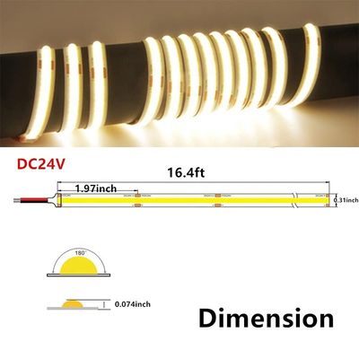 10W/m of aanpasbaar Walt per meter COB LED-strooklicht voor keuken en woonkamer