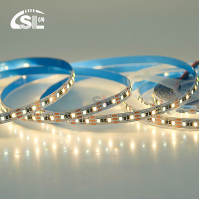 Aanpasbare kleurtemperatuur LED-strooklicht 120 LED's/m Dubbelkleurig 8 mm Niet waterdicht
