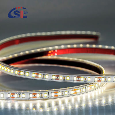 Waterdicht IP67 12V 24V LED-strook Wit Warm Wit 2835 120LEDs/m voor buitentuin