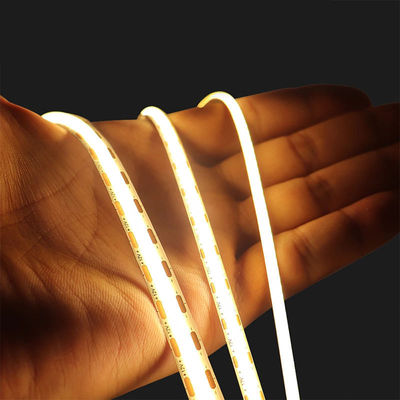 Hoge helderheid DC12V24V 8mm10mm 480Leds 3000K Warm COB Led Strip Light NO-waterdicht