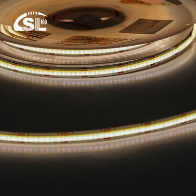 Niet-waterdicht 24v COB 320Ds 8mm Ra 80 CCT Drie-kleurige Cob LED lichtstrook