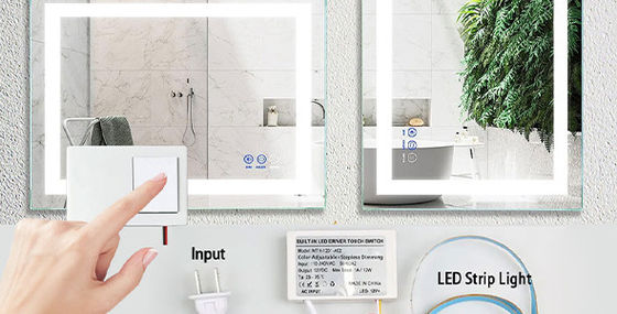 Niet-waterdicht 24v COB 320Ds 8mm Ra 80 CCT Drie-kleurige Cob LED lichtstrook