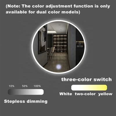 Geïntegreerde spiegel touch dimmer schakelaar voor LED badkamer spiegel 3.6cm * 3.6cm * 0.8cm Grootte