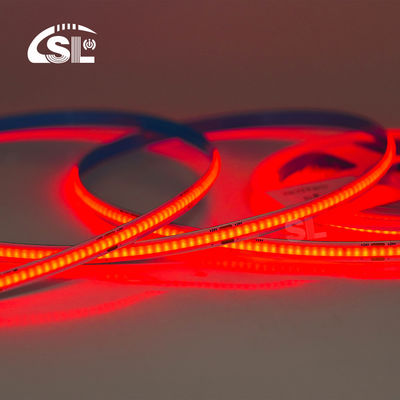 Verbazingwekkende 24v COB 320Ds 8mm Ra 85 Rode LED lichtstrook met 50000 uur levensduur