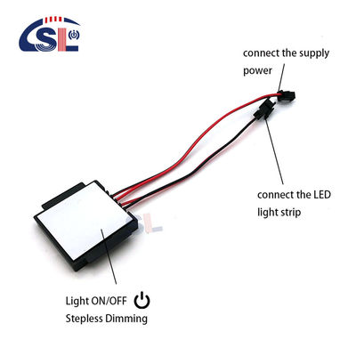 Smart Mirror Stepless Dimming Mirror Touch Sensor Switch met beugel DC12V 12W 24W 36W