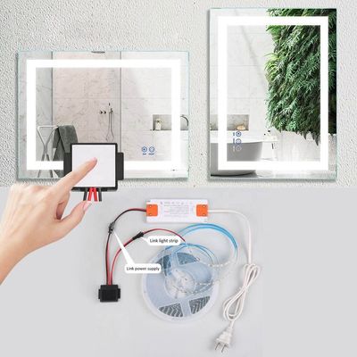 Smart Mirror Stepless Dimming Mirror Touch Sensor Switch met beugel DC12V 12W 24W 36W