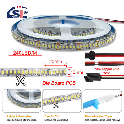 Elektroplate 12V/24V 240D 3000 4000k 6000K 2835 LED-strookverlichting Voor spiegelverlichting