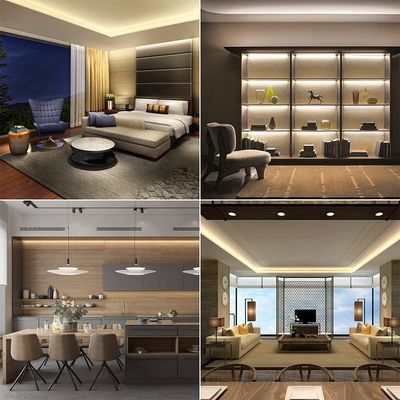 3000k 4000k 6500k CCT 3 Dimmable Cob Led Strip Light Voor Keukenkasten Waterdicht IP20